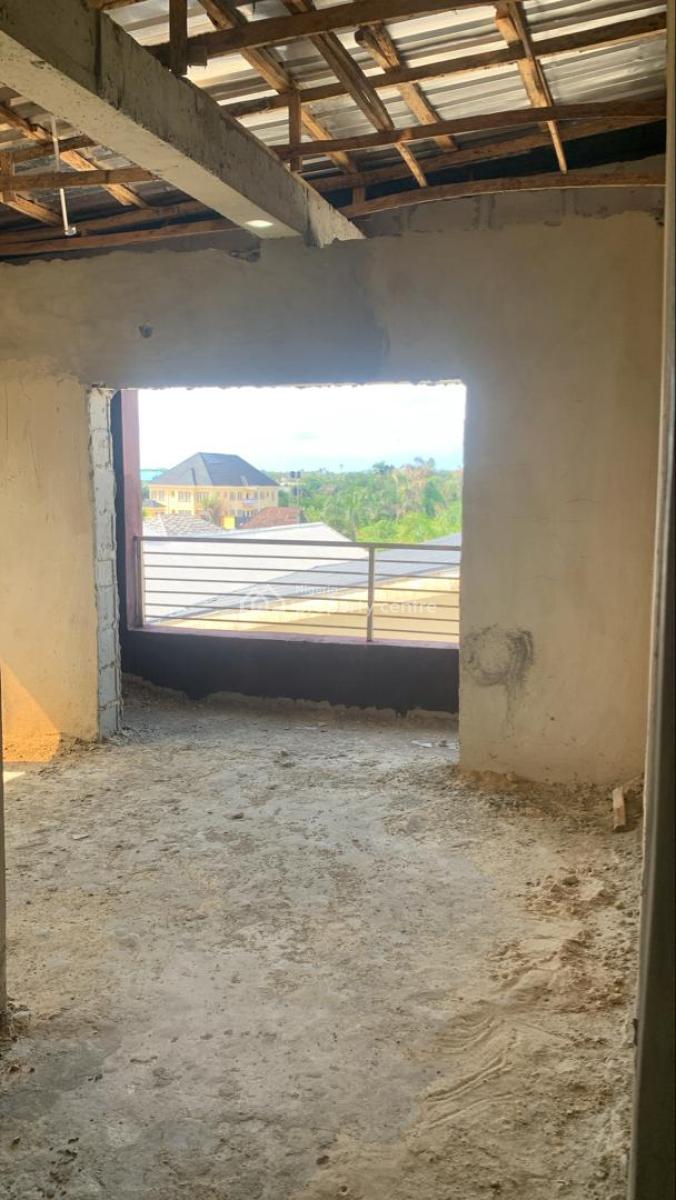 Carcass 4 Bedrooms Mansionatee House, Meridian Estate, Awoyaya, Ibeju Lekki, Lagos, Terraced Duplex for Sale