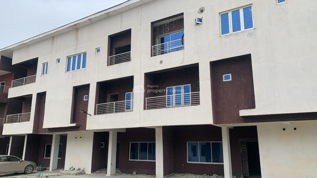 Carcass 4 Bedrooms Mansionatee House, Meridian Estate, Awoyaya, Ibeju Lekki, Lagos, Terraced Duplex for Sale