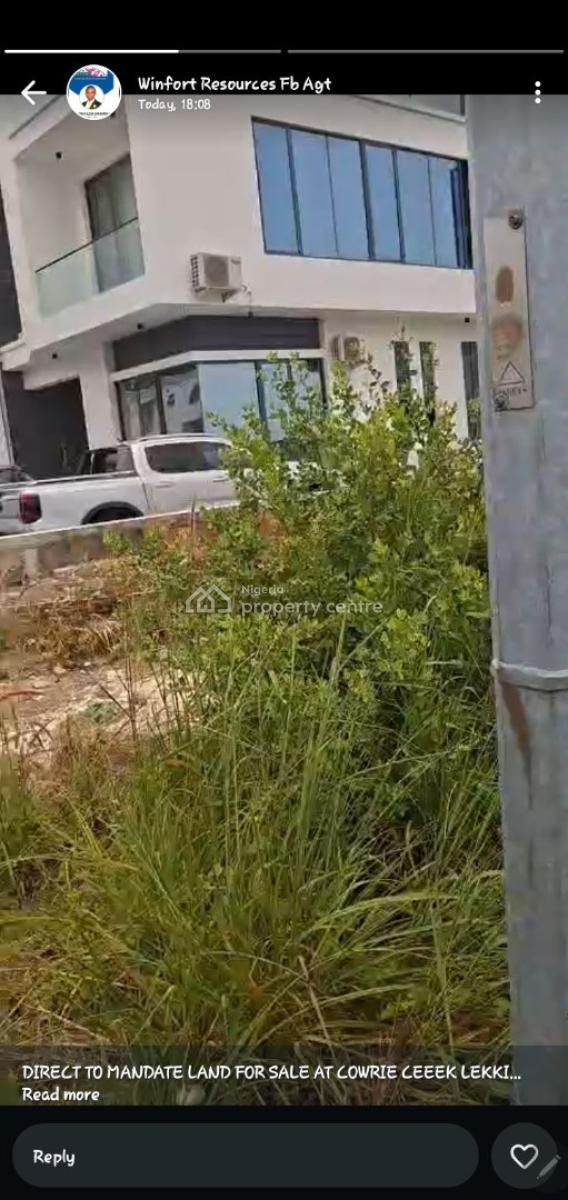 Land Measuring 811sqm, Cowrie Creek Estate, Lekki, Lagos, Residential Land for Sale