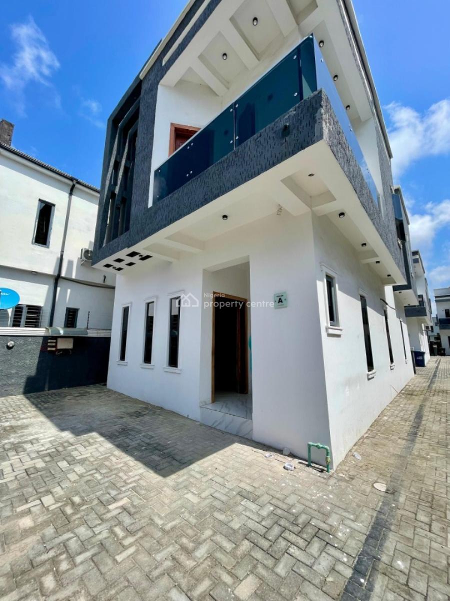 Fantastic 4 Bedroom Fully Detached Duplex with Bq, Before Round About, Orchid Road, Lekki Expressway, Lekki, Lagos, Detached Duplex for Rent
