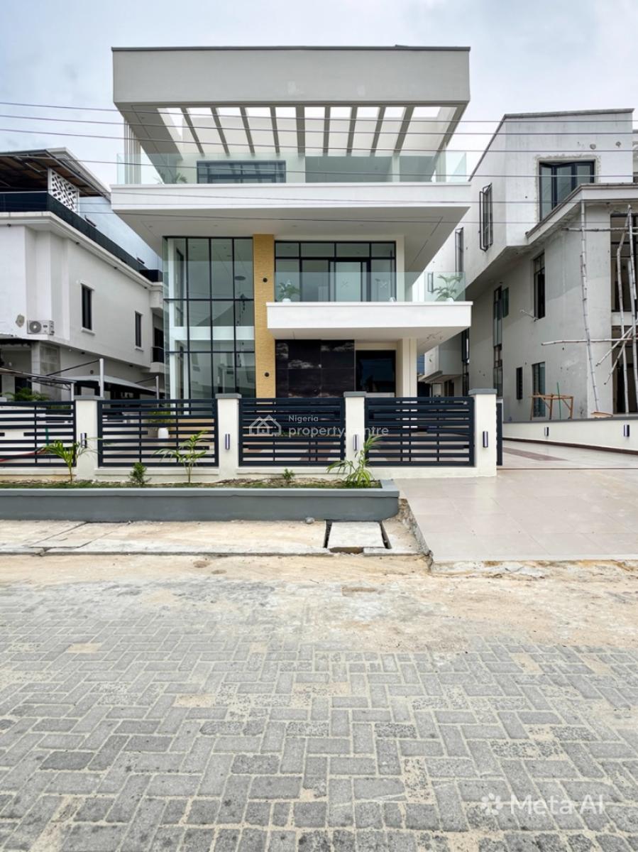 Contemporary 5 Bedroom Detached Duplex with Swimming Pool and Bq, Ikota, Ikota, Lekki, Lagos, Detached Duplex for Sale