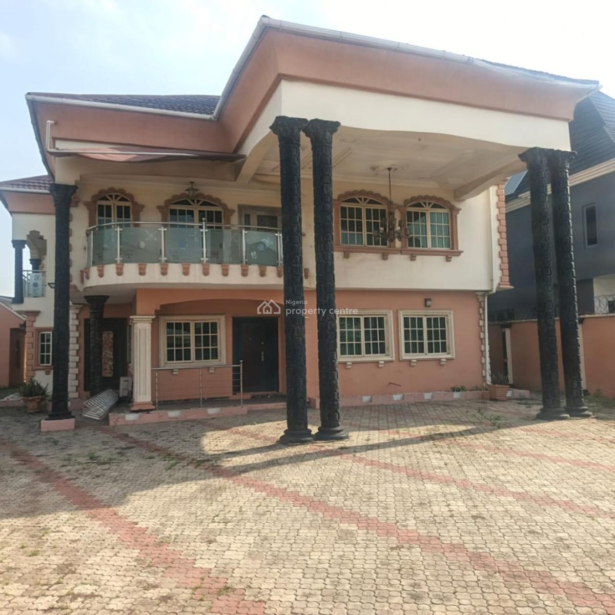 Beautiful Mansion of 7 Large Bedrooms All Ensuit with 4 Seating Rooms, at Maplewood Estate,    Okooba Agege ,  Just Few Minutes to Ikeja and, Oko-oba, Agege, Lagos, Detached Duplex for Rent