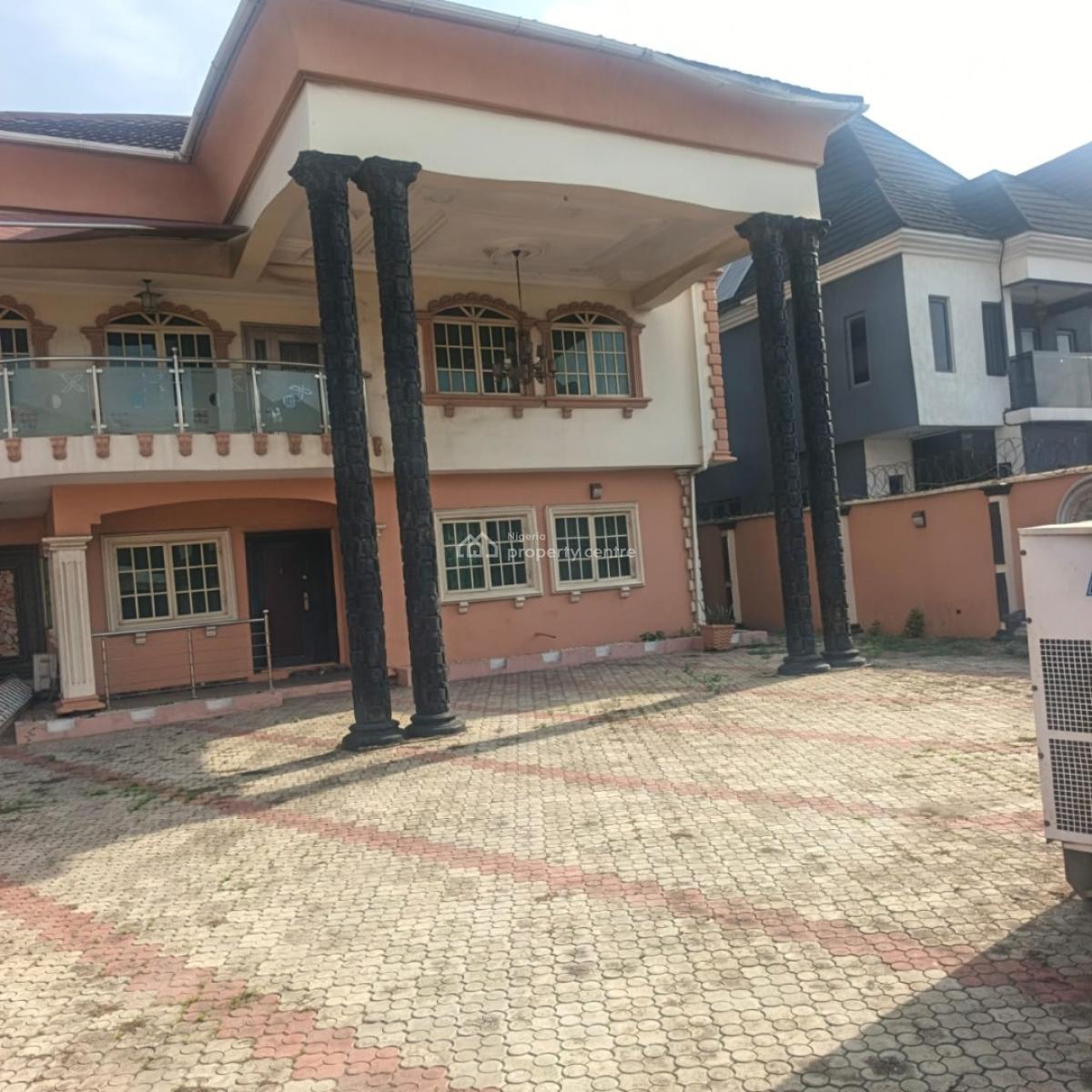 Beautiful Mansion of 7 Large Bedrooms All Ensuit with 4 Seating Rooms, at Maplewood Estate,    Okooba Agege ,  Just Few Minutes to Ikeja and, Oko-oba, Agege, Lagos, Detached Duplex for Rent