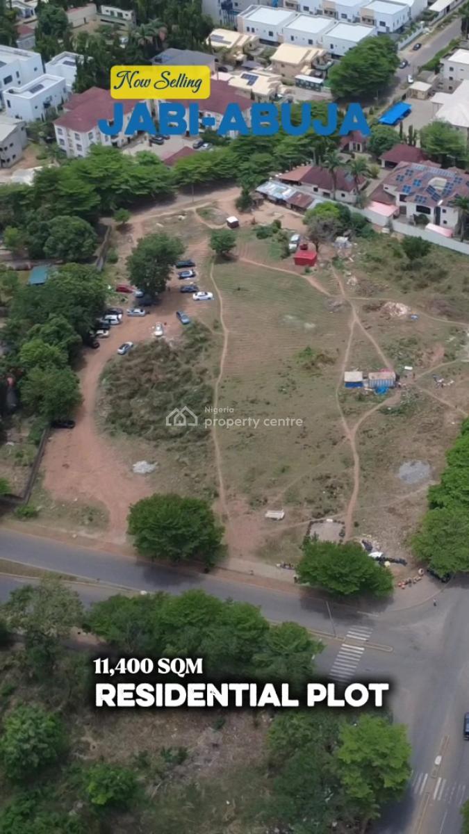 Exceptional 1.14 Hectare Residential Corner Plot in Jabi District, Jabi, Abuja, Residential Land for Sale