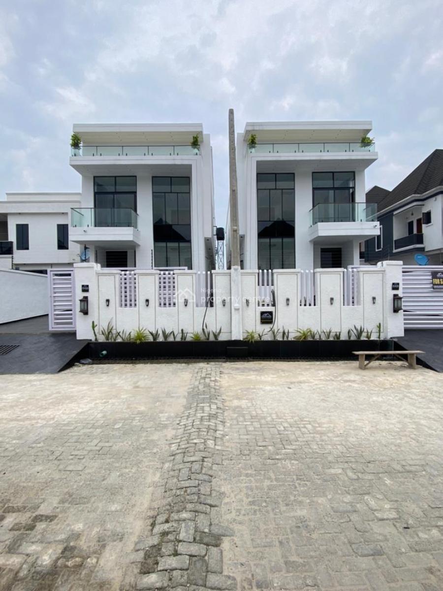 5 Bedrooms Detached Duplex with, Bq, Pool, Sangotedo, Lekki, Lagos, Detached Duplex for Sale