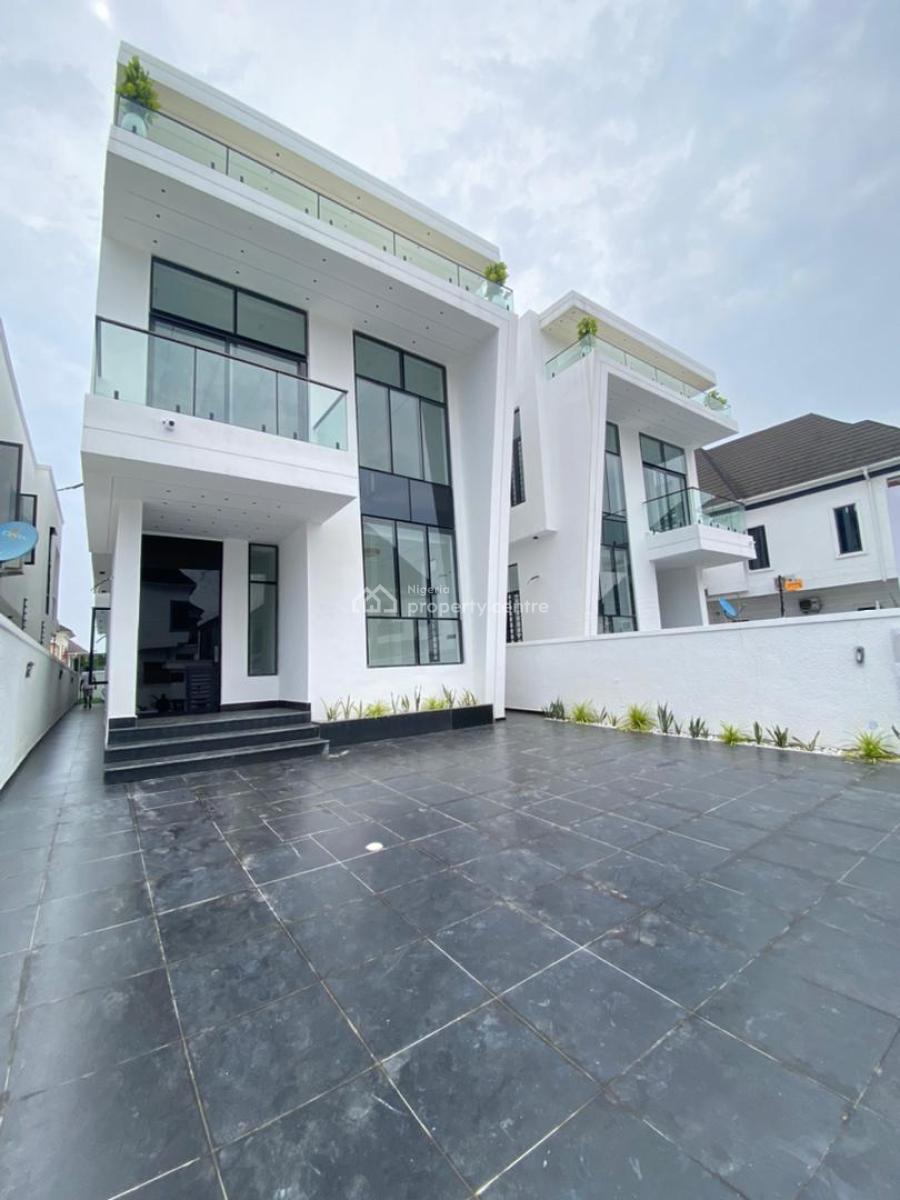 5 Bedrooms Detached Duplex with, Bq, Pool, Sangotedo, Lekki, Lagos, Detached Duplex for Sale