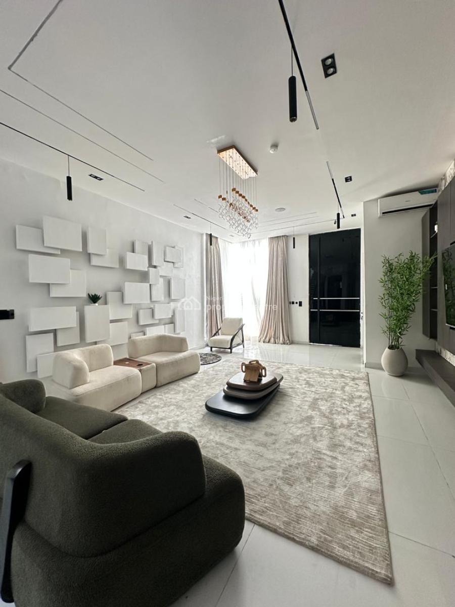 Fully Furnished Luxury 5 Bedroom Fully Detached Duplex Close to Shells, Chevron Nigeria Limited, Lekki Conservation Centre, Northern Foreshore, Lekki, Lagos, Detached Duplex for Sale