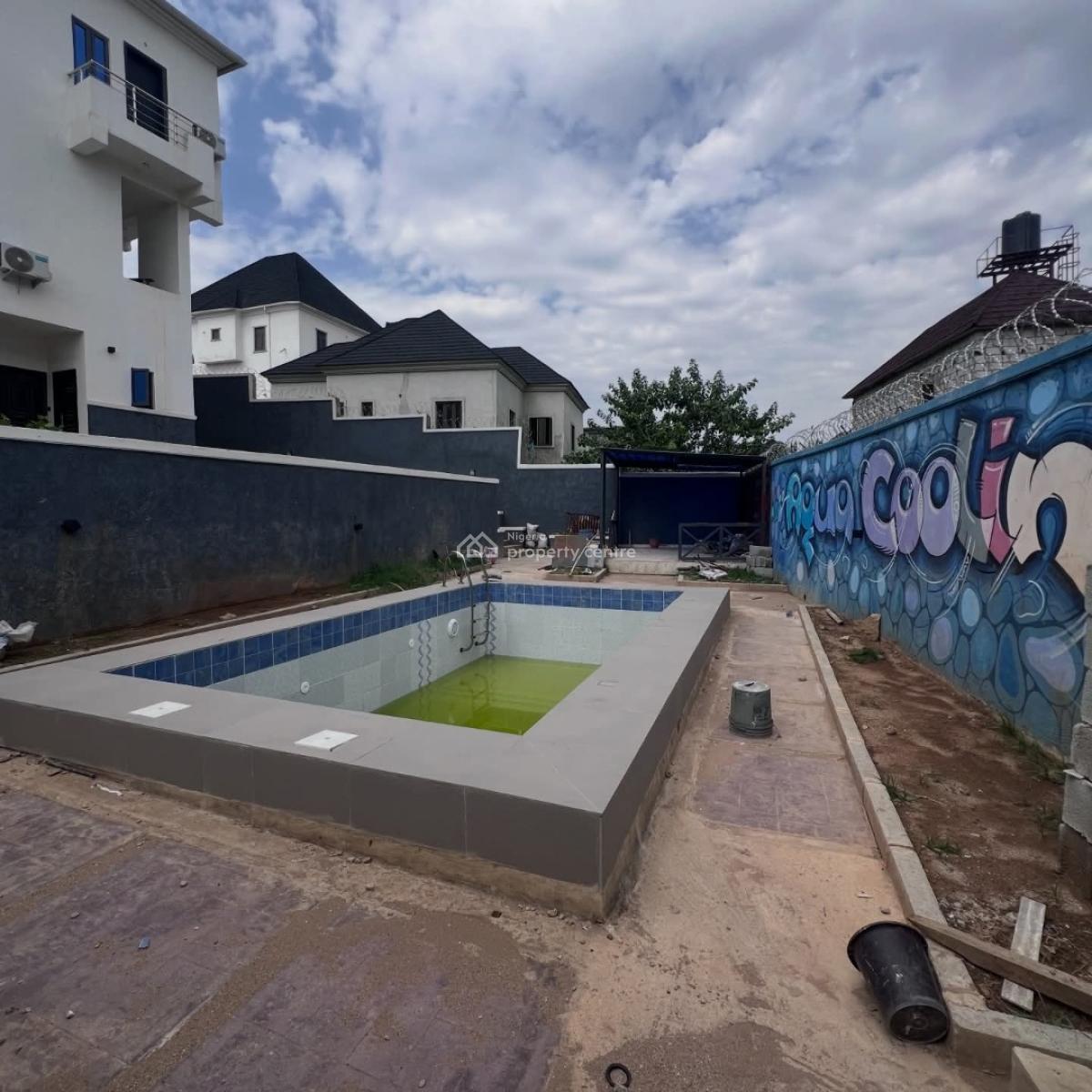 4 Bedroom Semi Detached Duplex with 2 Units of Bq, Naf Valley, Asokoro District, Abuja, Terraced Duplex for Rent