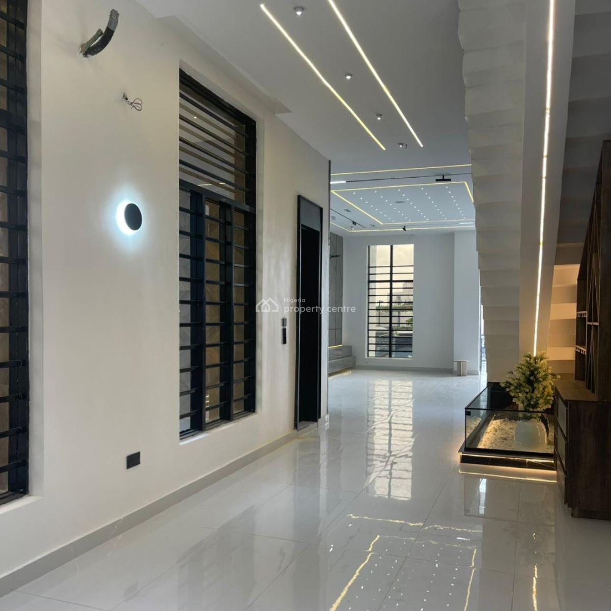 Exquisitely Finished Luxury 5 Bedroom Fully Detached Duplex with Bq, Chevron, Lekki, Lagos, Detached Duplex for Sale