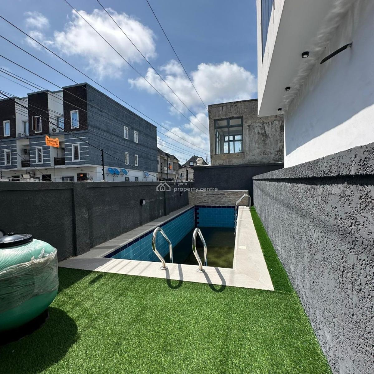 Luxurious 4 Bedroom Terrace Duplex with Bq and a Swimming Pool, Osapa, Lekki, Lagos, Terraced Duplex for Sale