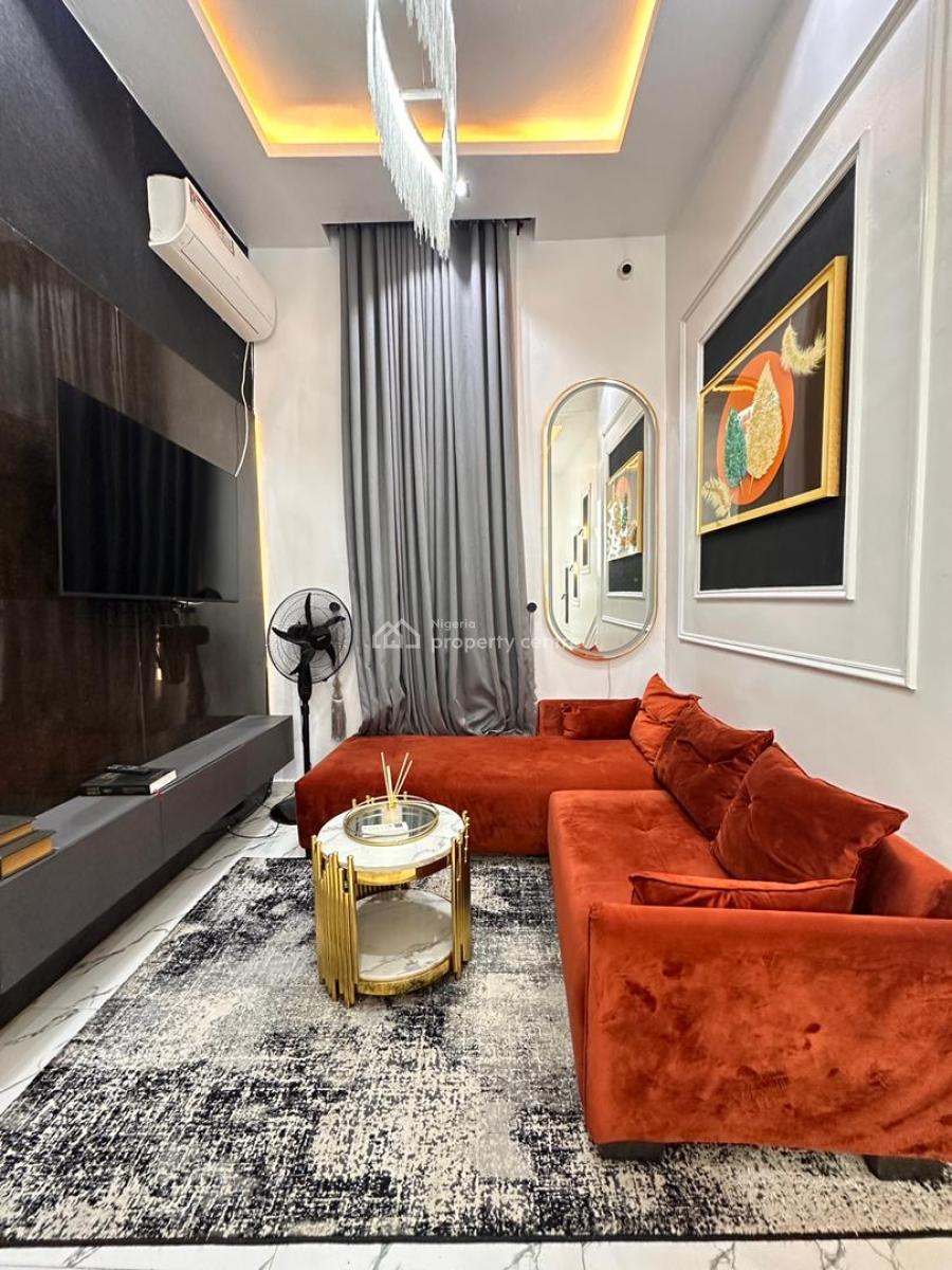 Luxury Funished 4 Bedroom Semi Detached Duplex with Bq, Orchid Road, Lekki, Lagos, Semi-detached Duplex for Rent