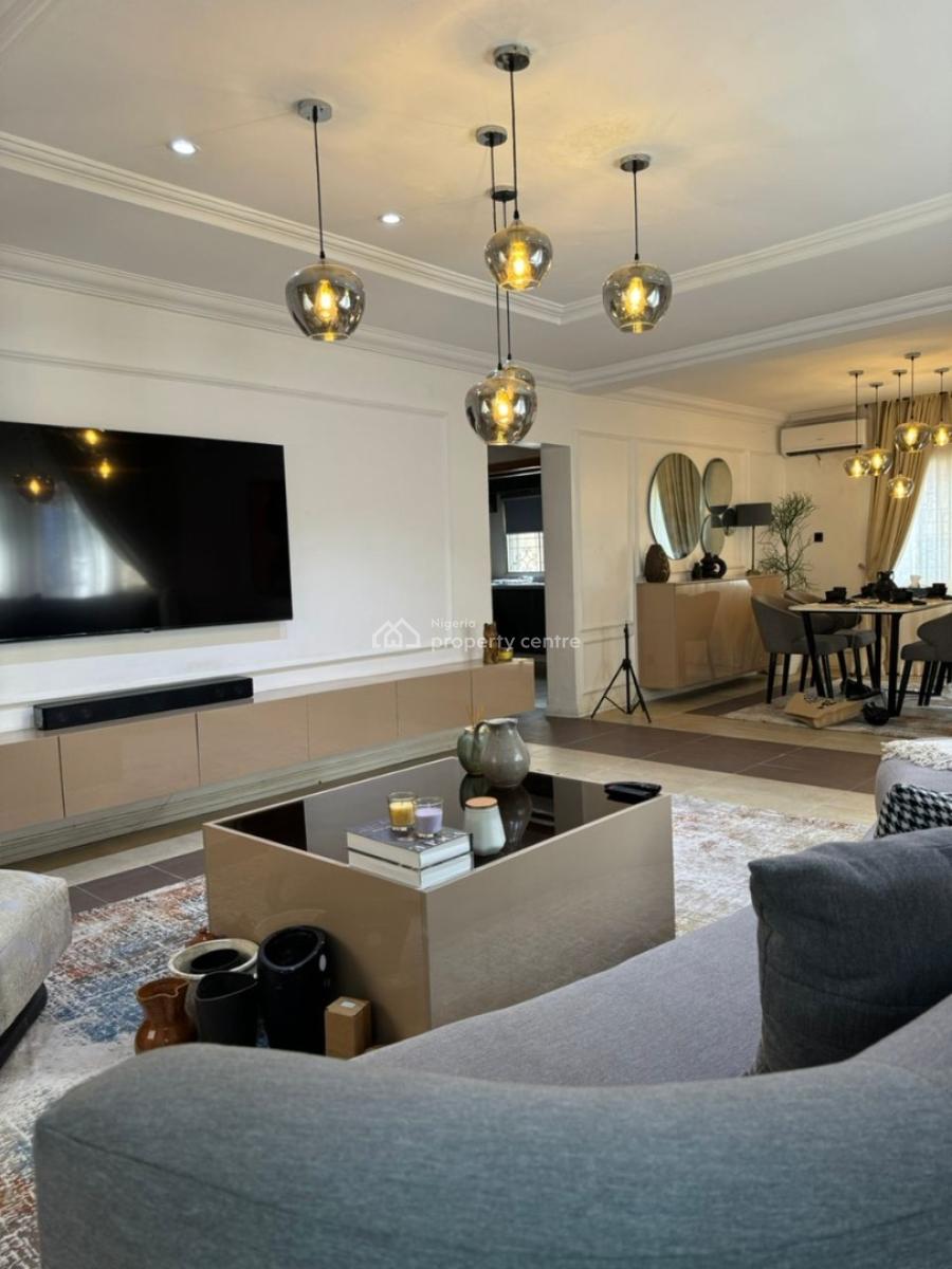Luxury Fully Furnished 5bedroom Semi Detached Home, Osapa Lekki Lagos, Lekki, Lagos, Semi-detached Duplex for Rent