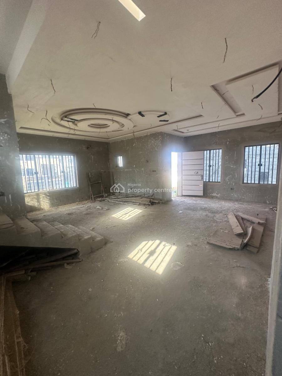 4 Bedroom Fully Detached Duplex in Advance Carcass Stage, Military Pension Board F01, Fo1 Layout, Kubwa, Abuja, Detached Duplex for Sale