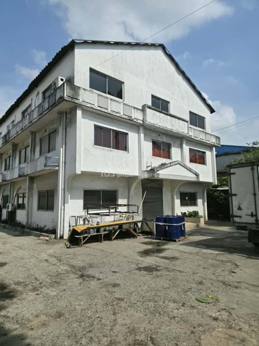 an Office Building of 3 Floors, Oregun, Ikeja, Lagos, Commercial Property for Rent