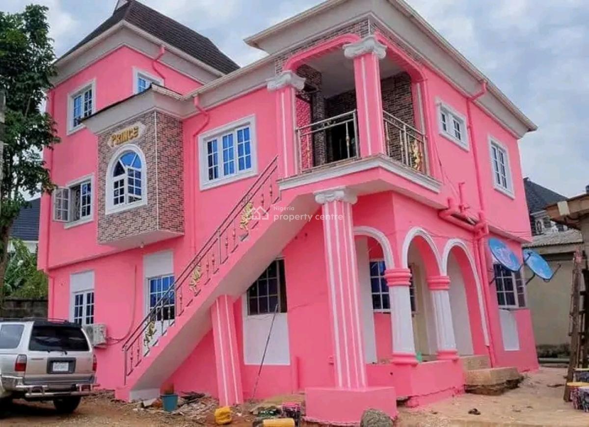 Block of 7units Flat and 5 Shops on 450 Square Meters Land, Close to Ait Television Station, Alagbado, Ifako-ijaiye, Lagos, Block of Flats for Sale