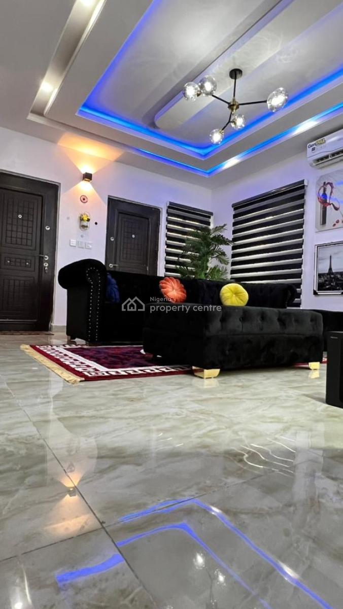 Luxuriously Furnished 1bedroom Apartment (fully Serviced), Greenbay Estate, Behind Megamound Estate, Mobil Road, Ajah, Ajah, Lagos, Mini Flat (room and Parlour) for Rent