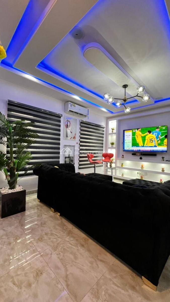 Luxuriously Furnished 1bedroom Apartment (fully Serviced), Greenbay Estate, Behind Megamound Estate, Mobil Road, Ajah, Ajah, Lagos, Mini Flat (room and Parlour) for Rent