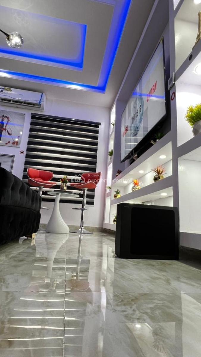 Luxuriously Furnished 1bedroom Apartment (fully Serviced), Greenbay Estate, Behind Megamound Estate, Mobil Road, Ajah, Ajah, Lagos, Mini Flat (room and Parlour) for Rent