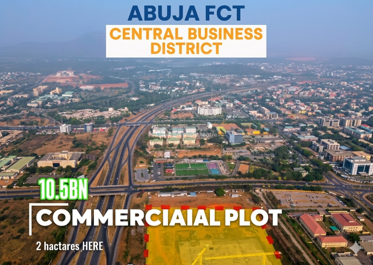 Premium Located Plot, Central Business District, Abuja, Commercial Land for Sale