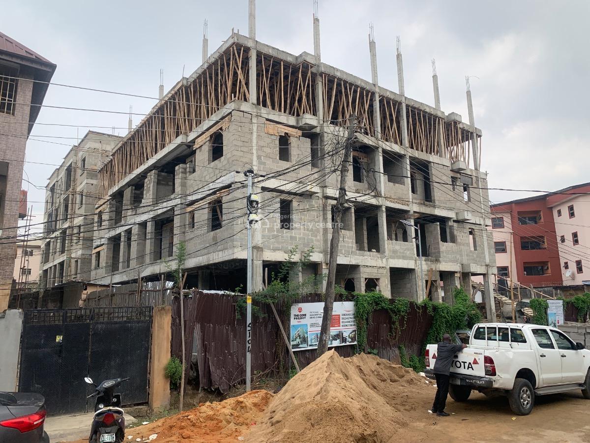 4-bedroom Semi-finished Maisonette with Maid Room, Onike, Yaba, Lagos, Flat / Apartment for Sale
