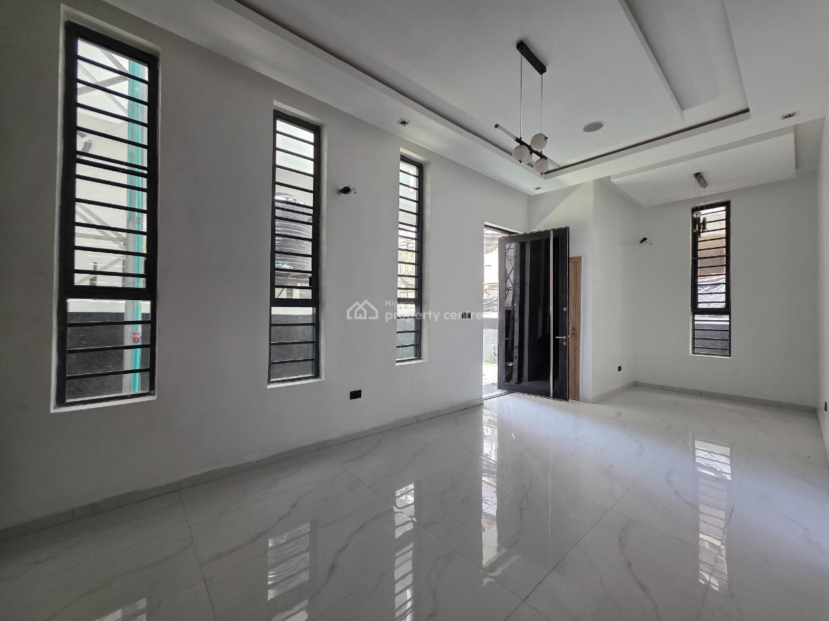 Brand New 4 Bedroom Semi-detached Duplex with Bq, Chevron, Lekki, Lagos, Semi-detached Duplex for Rent