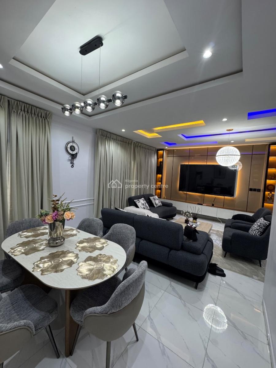 Fully Furnished 4 Bedroom Semi Detached House + Bq, Inverter, Generato, Orchid, Lekki Expressway, Lekki, Lagos, Semi-detached Duplex for Rent