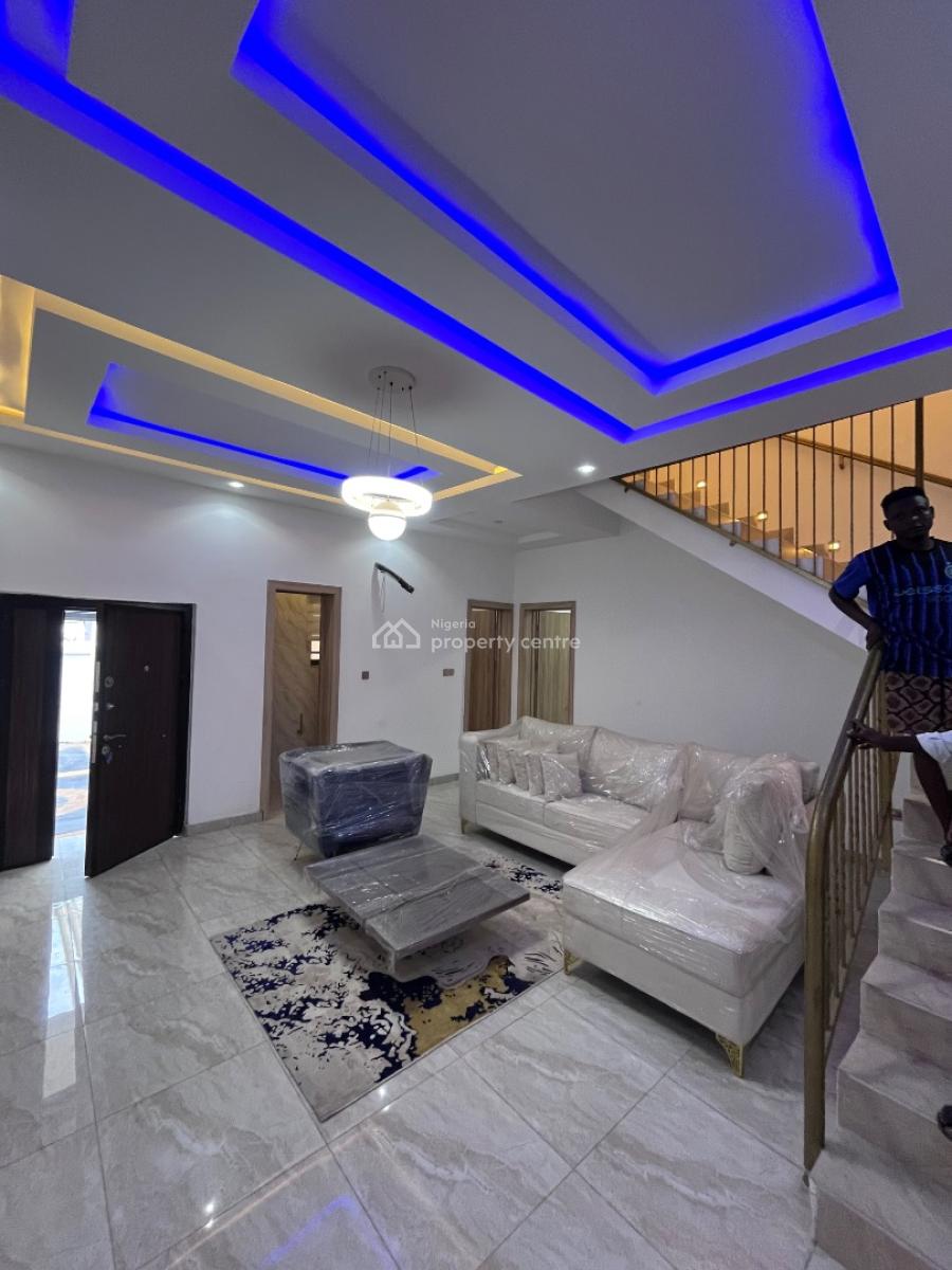 Premium 4-bedroom  Fully Furnished 4 Bedroom Detached Duplex with B Q, Ogombo Abraham Adesanya Lagos Nigeria, Lekki Phase 2, Lekki, Lagos, Detached Duplex for Sale