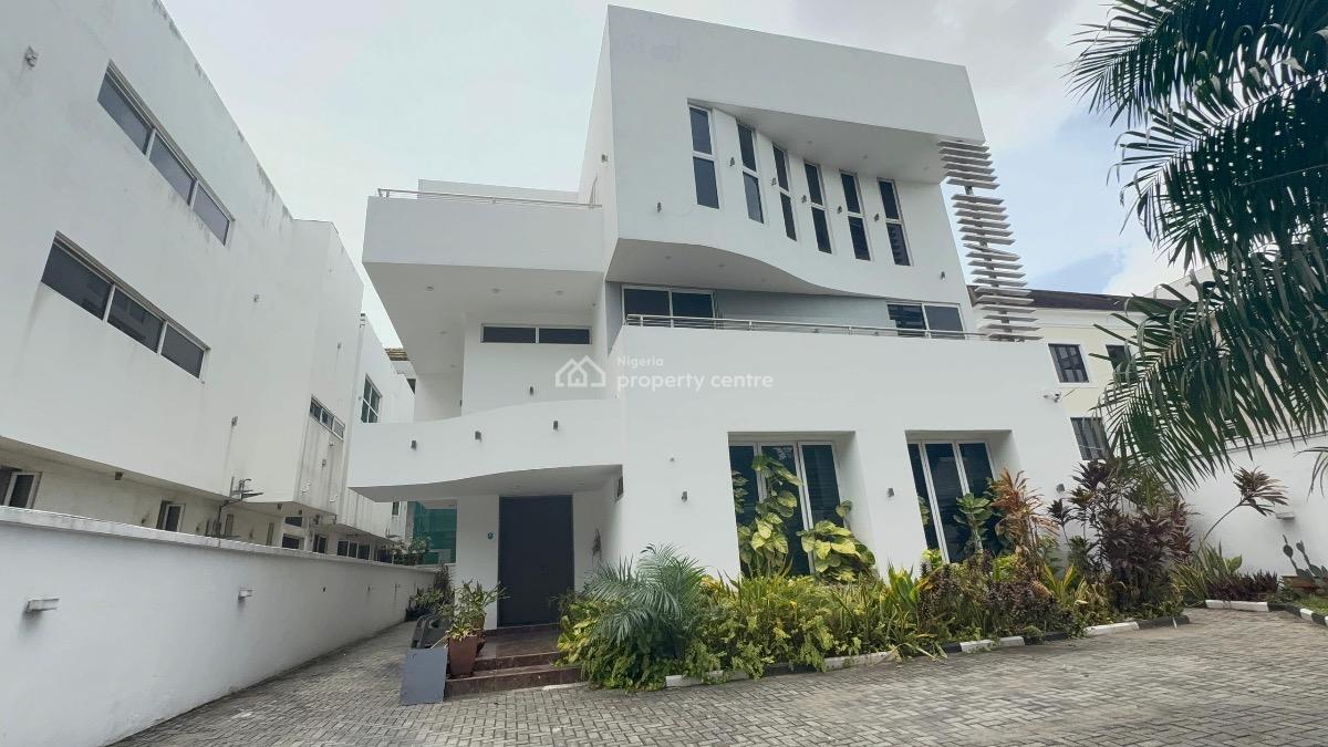 Elegantly Built 5 Bedroom Detached House + Bq, Swimming Pool, Gym, Stu, Banana Island, Ikoyi, Lagos, Detached Duplex for Rent
