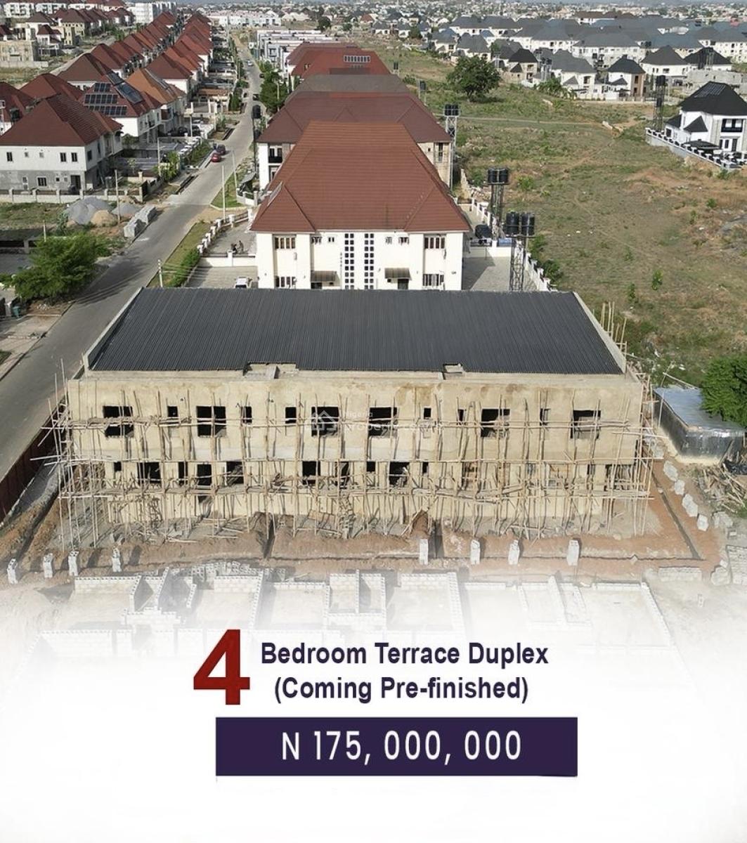 4-bedroom Terrace Duplex, River Park Estate, Lugbe District, Abuja, Terraced Duplex for Sale