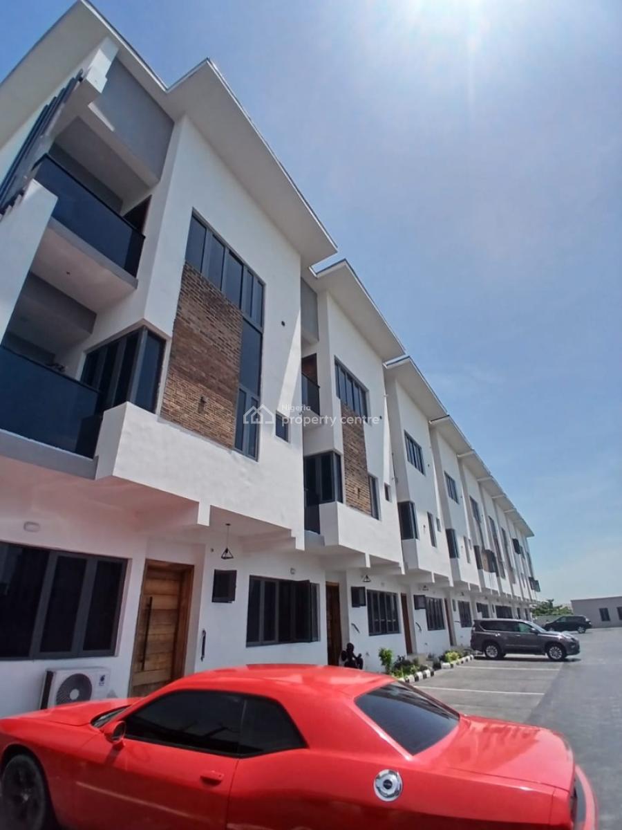 Luxury Newly Built 4 Bedroom Terrace Duplex with Bq, Lekki Phase 1, Lekki, Lagos, Terraced Duplex for Rent