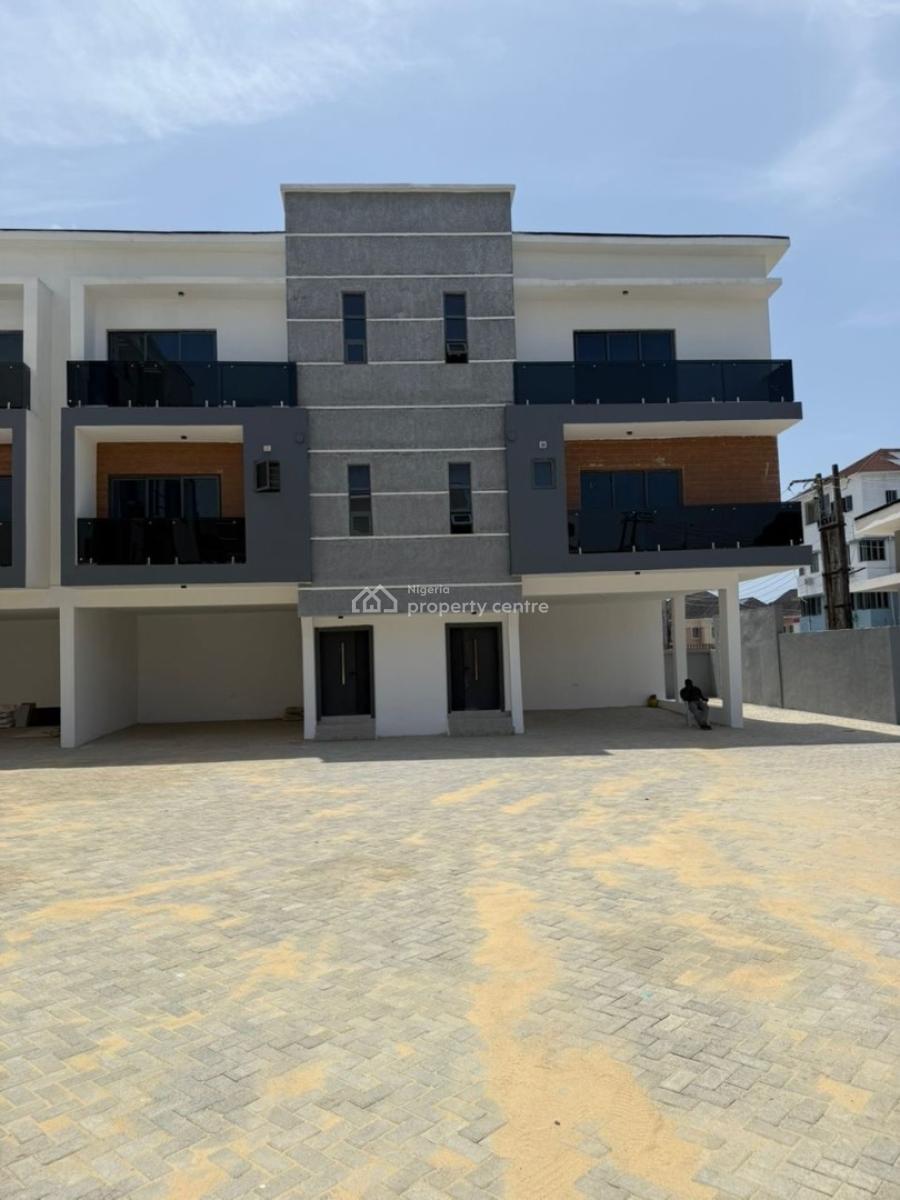 Newly Built 4 Bedroom Terrace Duplex with Bq, Ologolo, Lekki, Lagos, Terraced Duplex for Sale