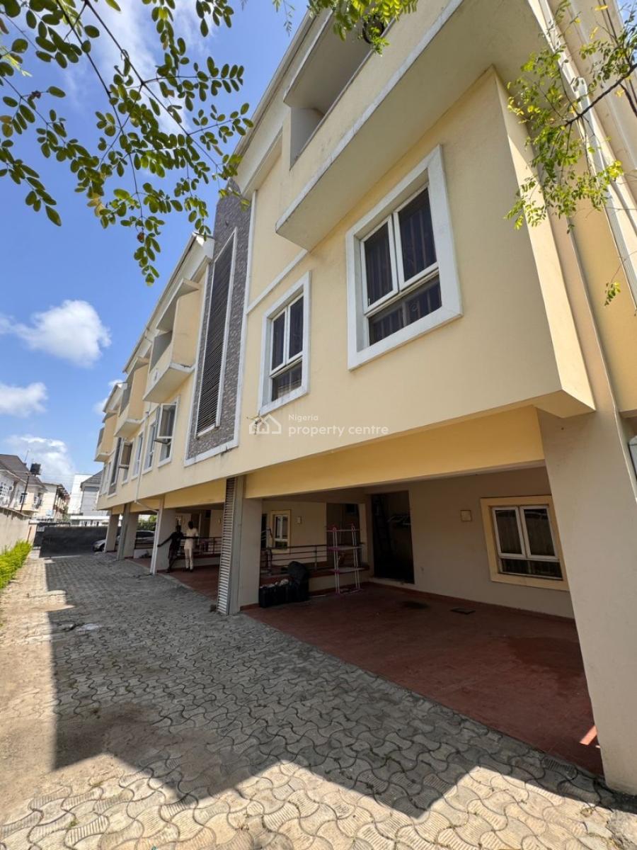 Luxury 4 Bedroom Terraced Duplex with a Bq, Osapa, Lekki, Lagos, Terraced Duplex for Rent