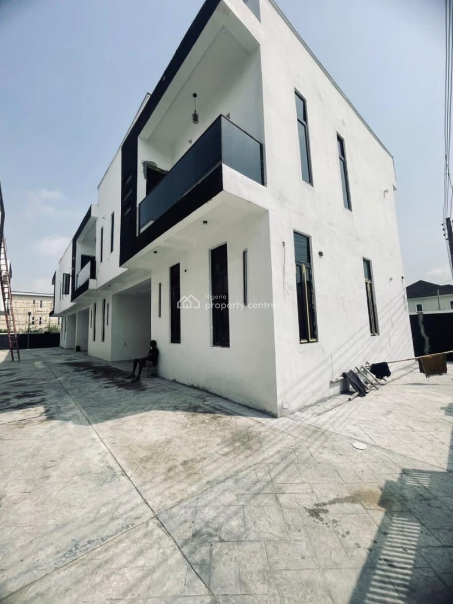 Brand Newly Built Luxury 4 Bedrooms Terrace Duplex with 1-room Bq, Ajah, Lekki, Lagos, Terraced Duplex for Rent