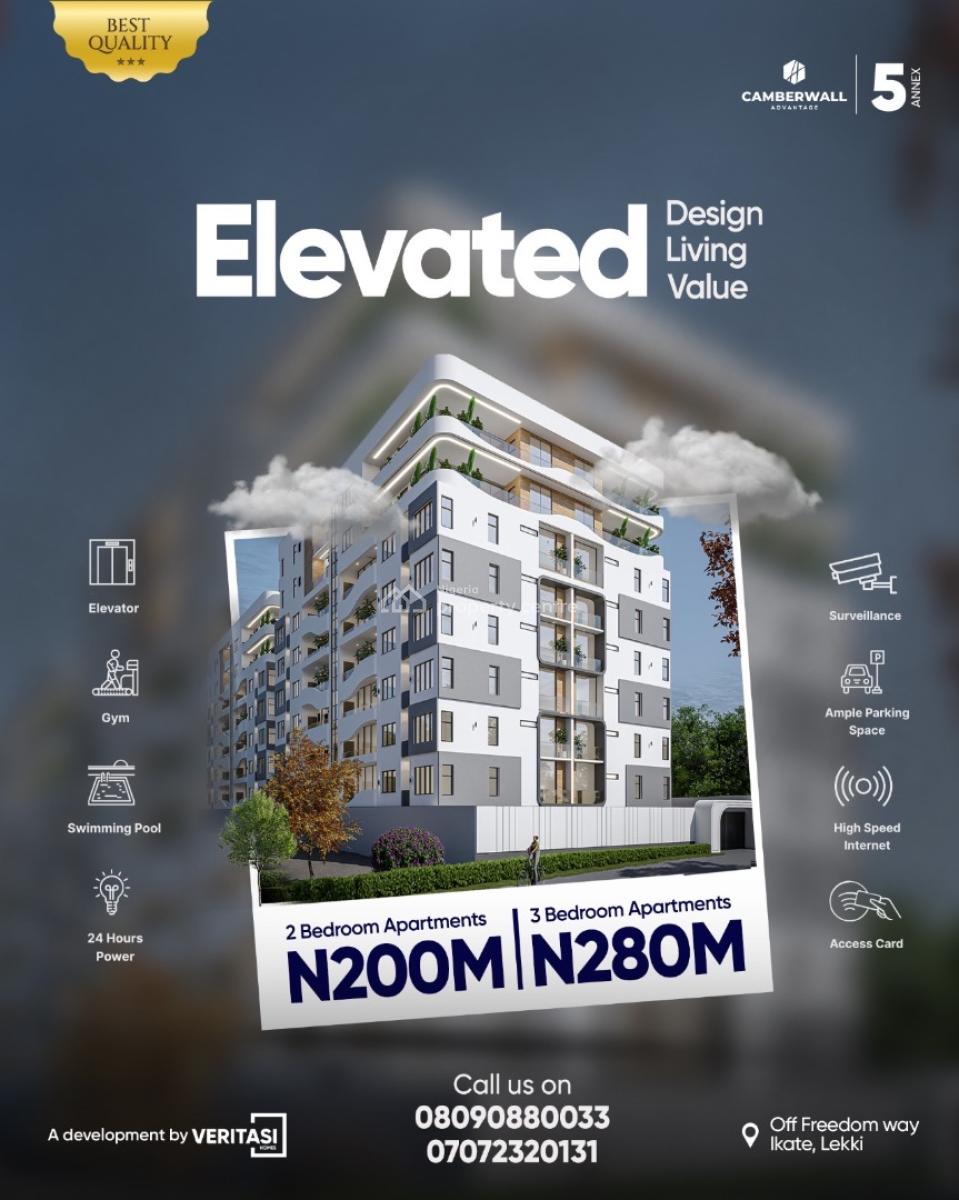 Luxury 3 Bedroom for at Lekki Phase 1, Lekki Phase 1, Lekki, Lagos, Flat / Apartment for Sale
