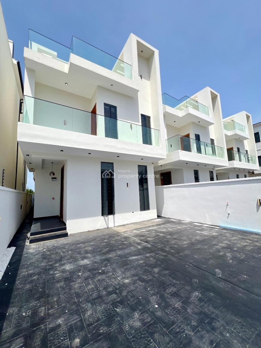 Uniquely Designed 4 Bed Fully Detached Duplex with Bq, Ikota Extension, Ikota, Lekki, Lagos, Detached Duplex for Sale
