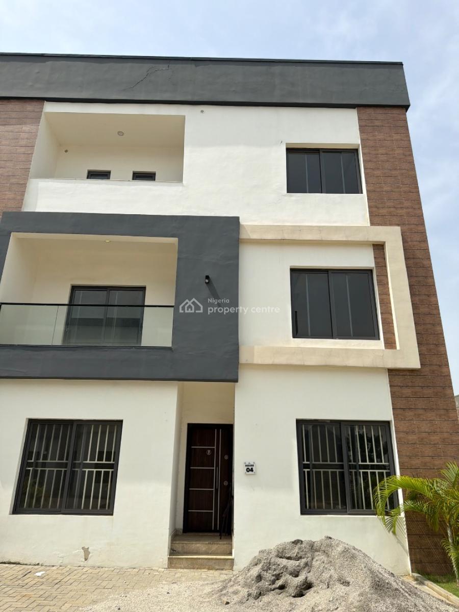 Brand New 5 Bedroom Terrace with Bq, Gilmore, Jahi, Abuja, Terraced Duplex for Rent
