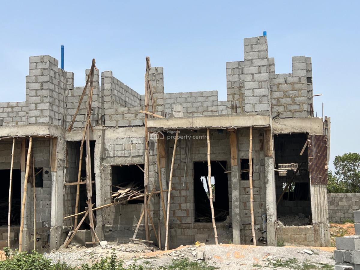 4 Bedrooms Terrace Duplex with Bq, Road Opposite Apostolic Church Jabi Dakibiyu ( Masalachi Junction ), Jabi, Abuja, House for Sale