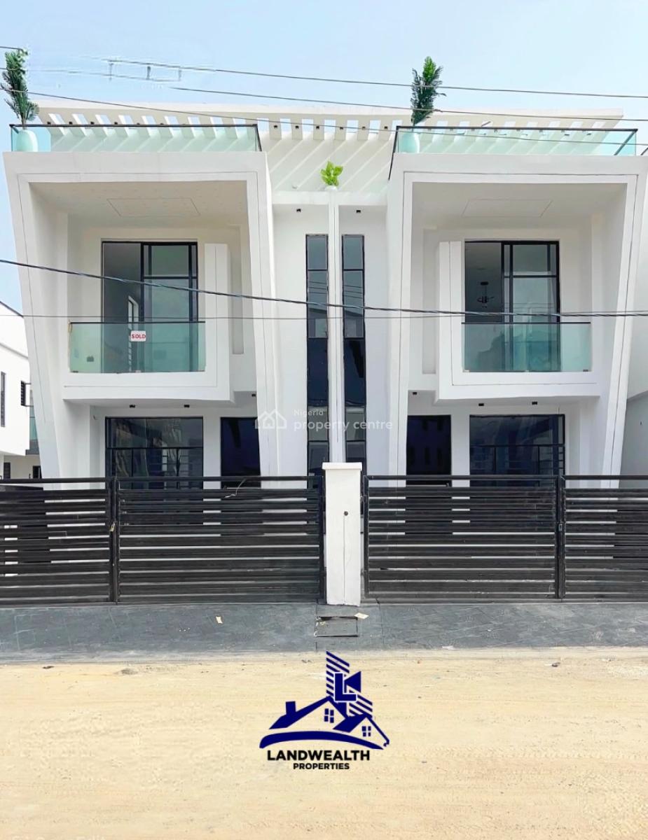 Luxury 4 Bedroom Semi-detached Duplex with Bq, Ikota, Lekki, Lagos, Semi-detached Duplex for Sale
