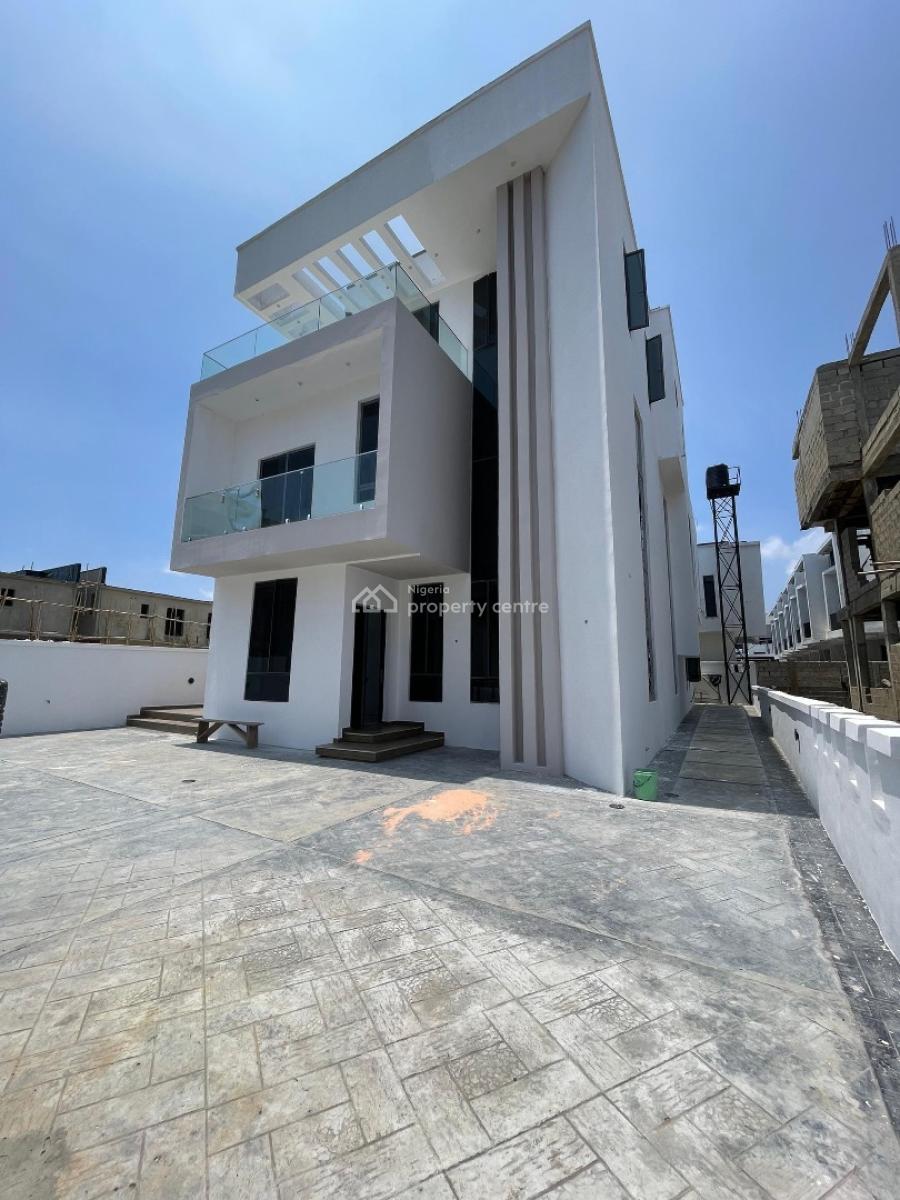 Aesthetically Pleasing 5 Bedroom Fully Detached Duplex with Bq, Lekki County Estate, Ikota, Lekki, Lagos, Detached Duplex for Sale