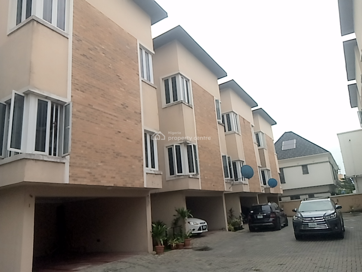 a Neatly and Massively Built 3 Bedroom Terrace, Osapa, Lekki, Lagos, Terraced Duplex for Rent