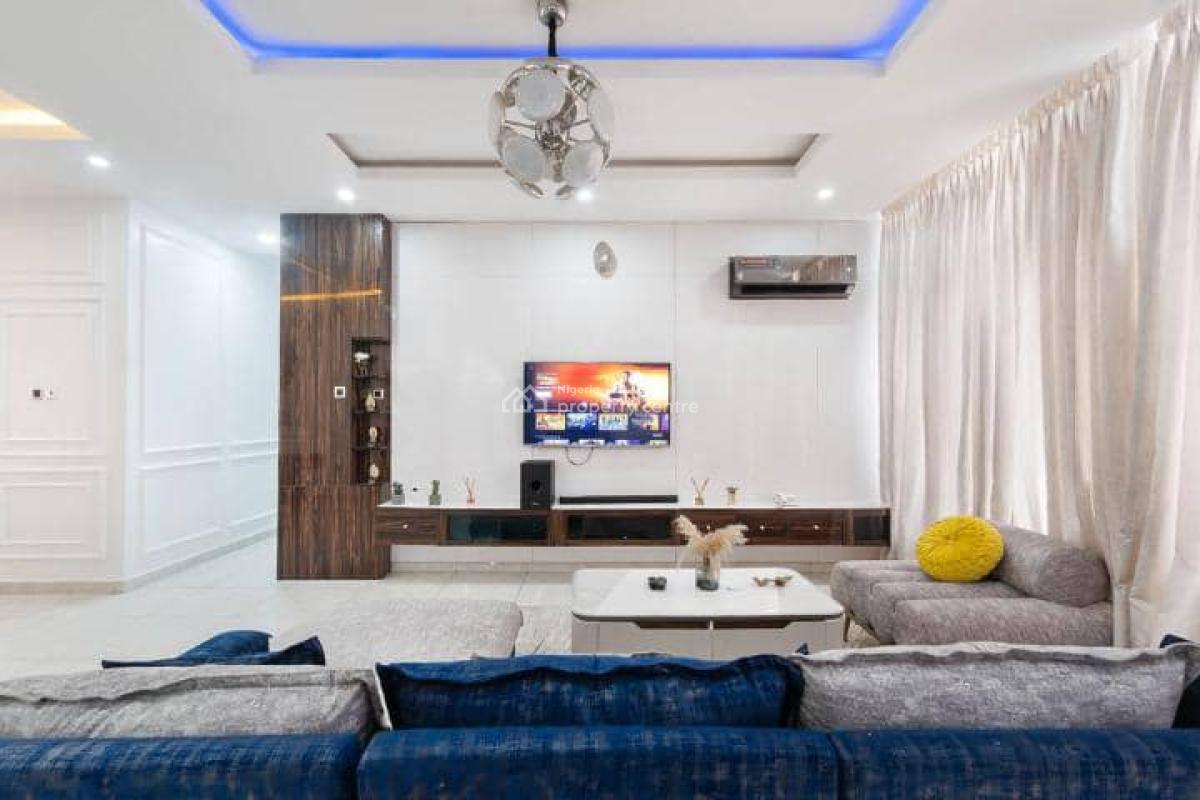 a Well Detailed 3 Bedroom Furnished  Apartment with a Bq, Nike Art Gallery, Lekki Phase 1, Lekki, Lagos, Flat / Apartment for Rent