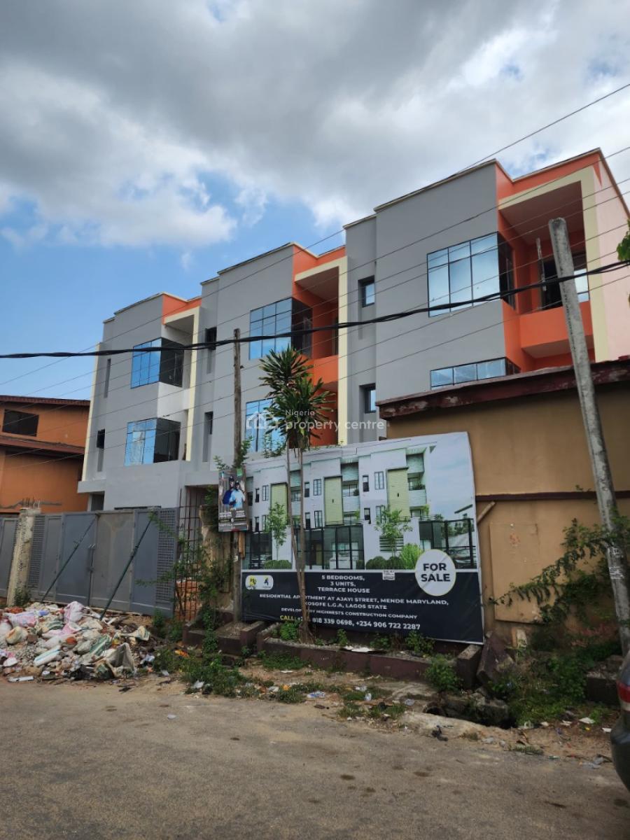 Beautiful 4 Bedroom Semi-detached Duplex with Bq, Maryland, Lagos, Semi-detached Duplex for Sale