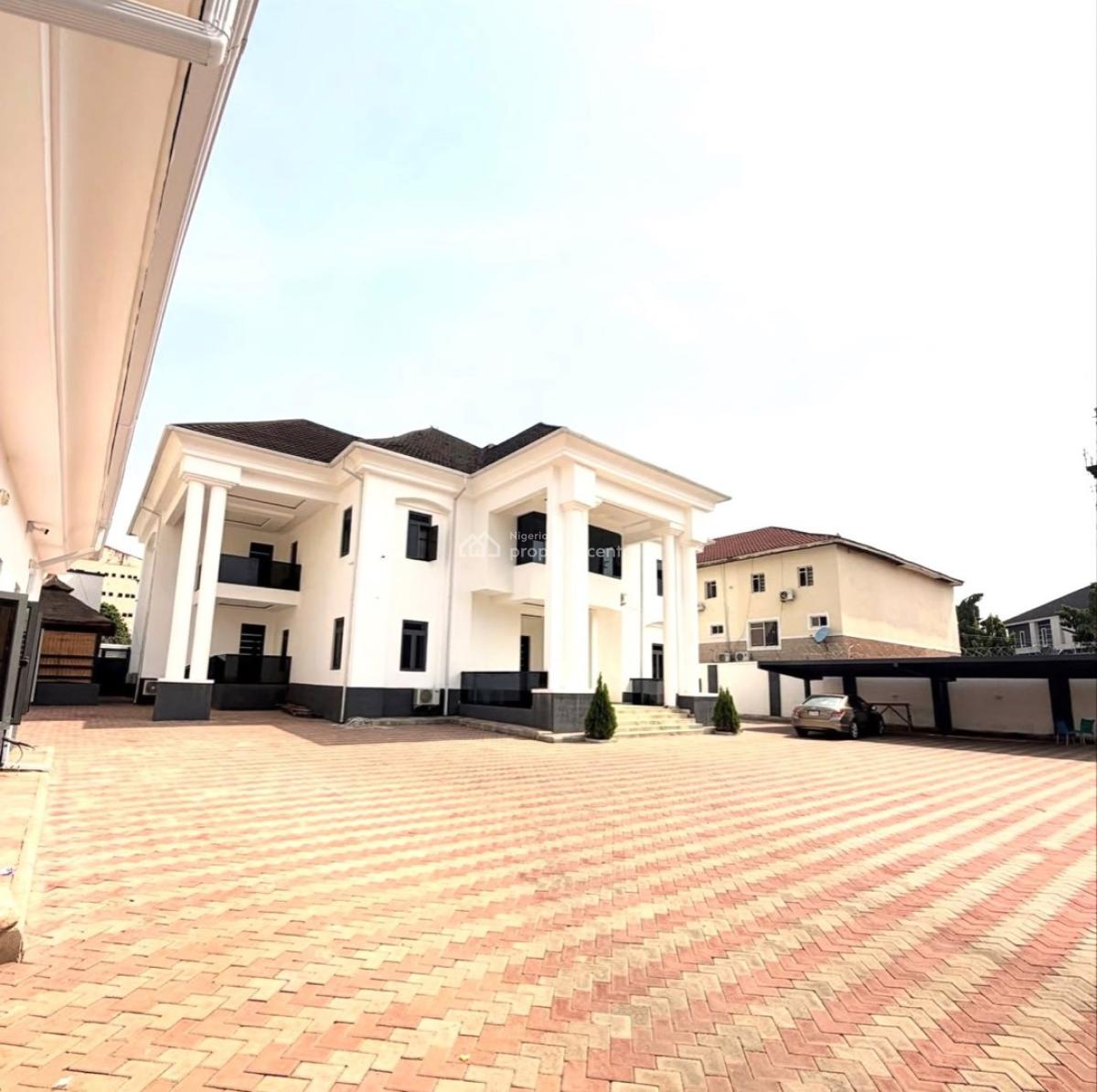 Ultra Luxury 7 Bedroom Mansion,bq,study,office,cctv, Laundry, Serene & Well Secured Neighborhood, Wuse, Abuja, Detached Duplex for Sale