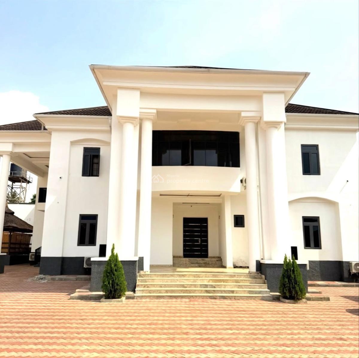 Ultra Luxury 7 Bedroom Mansion,bq,study,office,cctv, Laundry, Serene & Well Secured Neighborhood, Wuse, Abuja, Detached Duplex for Sale