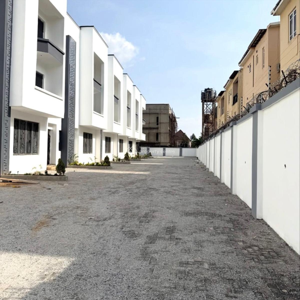 4 Bedroom Solidly Built Semi Finished Terrace Duplex,bq, Secured Axis, Secured Neighborhood, Jahi, Abuja, Terraced Duplex for Sale