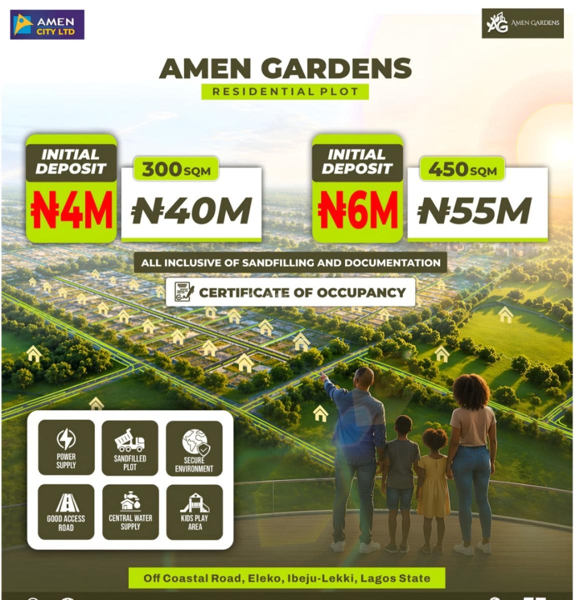 Mixed Used  Land, Eleko Beach Road, Coastal Road, Ibeju Lekki, Lagos, Mixed-use Land for Sale
