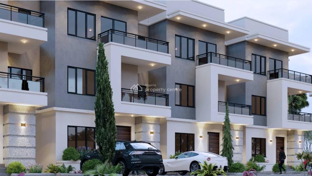 Luxury 4 Bedroom Terraced Duplex with Bq, Opposite Christ Apostlic Church, Dakibiyu, Abuja, Terraced Duplex for Sale