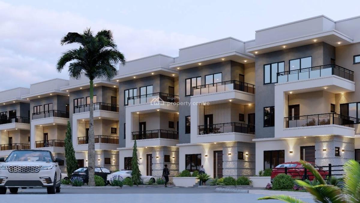 Luxury 4 Bedroom Terraced Duplex with Bq, Opposite Christ Apostlic Church, Dakibiyu, Abuja, Terraced Duplex for Sale