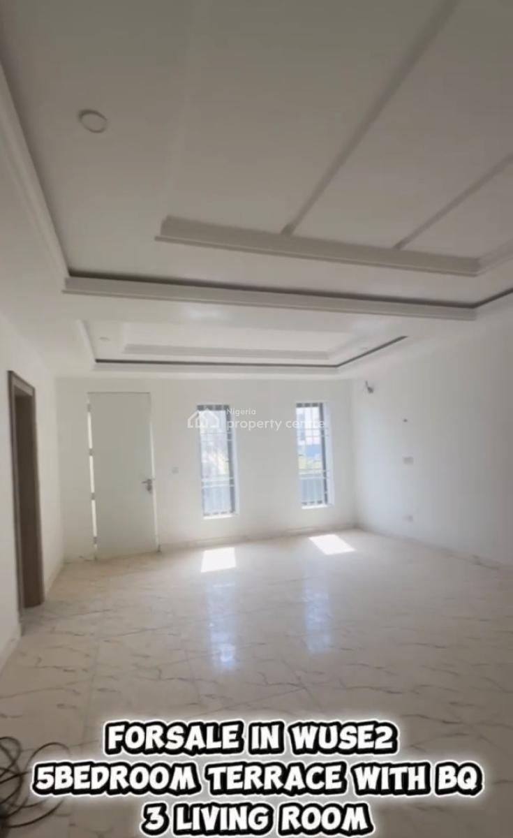 5 Bedrooms with Bq, 3 Living Rooms, Wuse 2, Abuja, Terraced Duplex for Sale