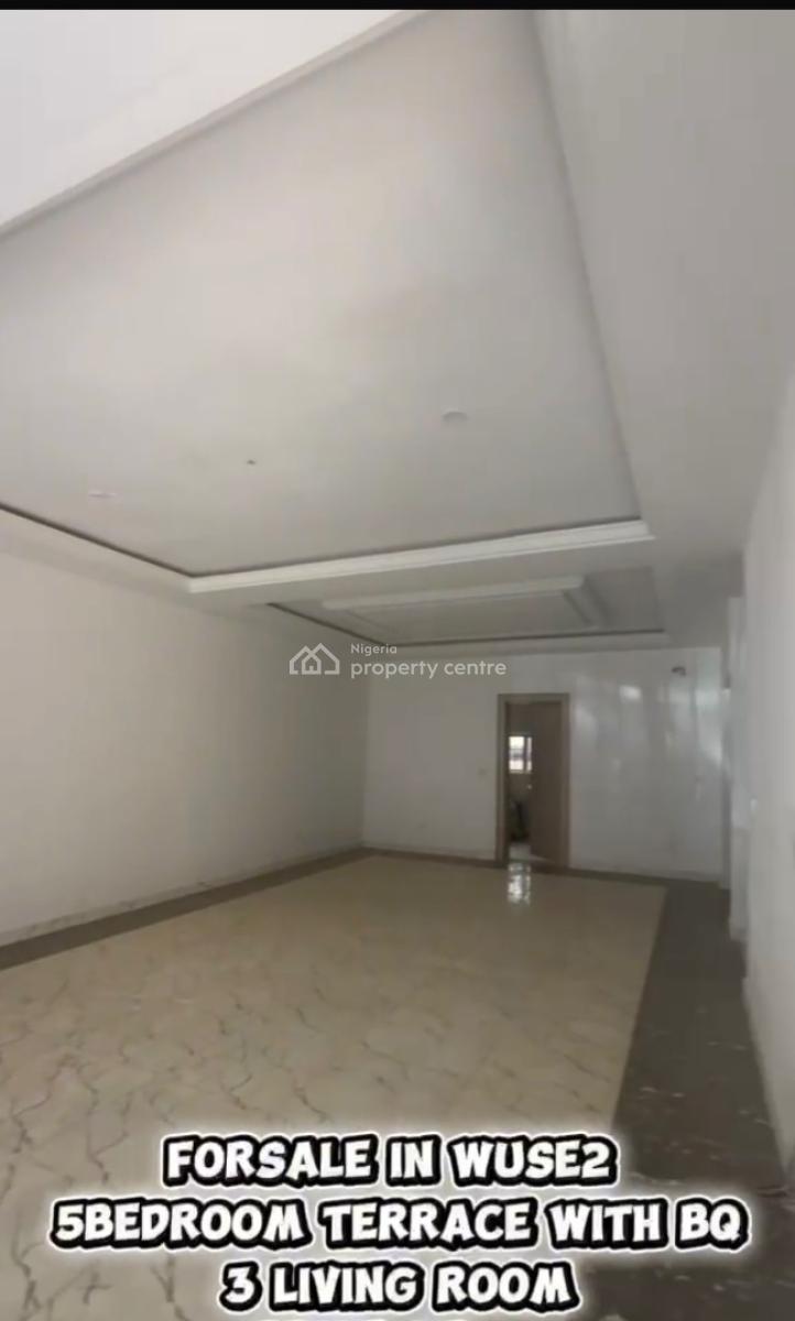 5 Bedrooms with Bq, 3 Living Rooms, Wuse 2, Abuja, Terraced Duplex for Sale